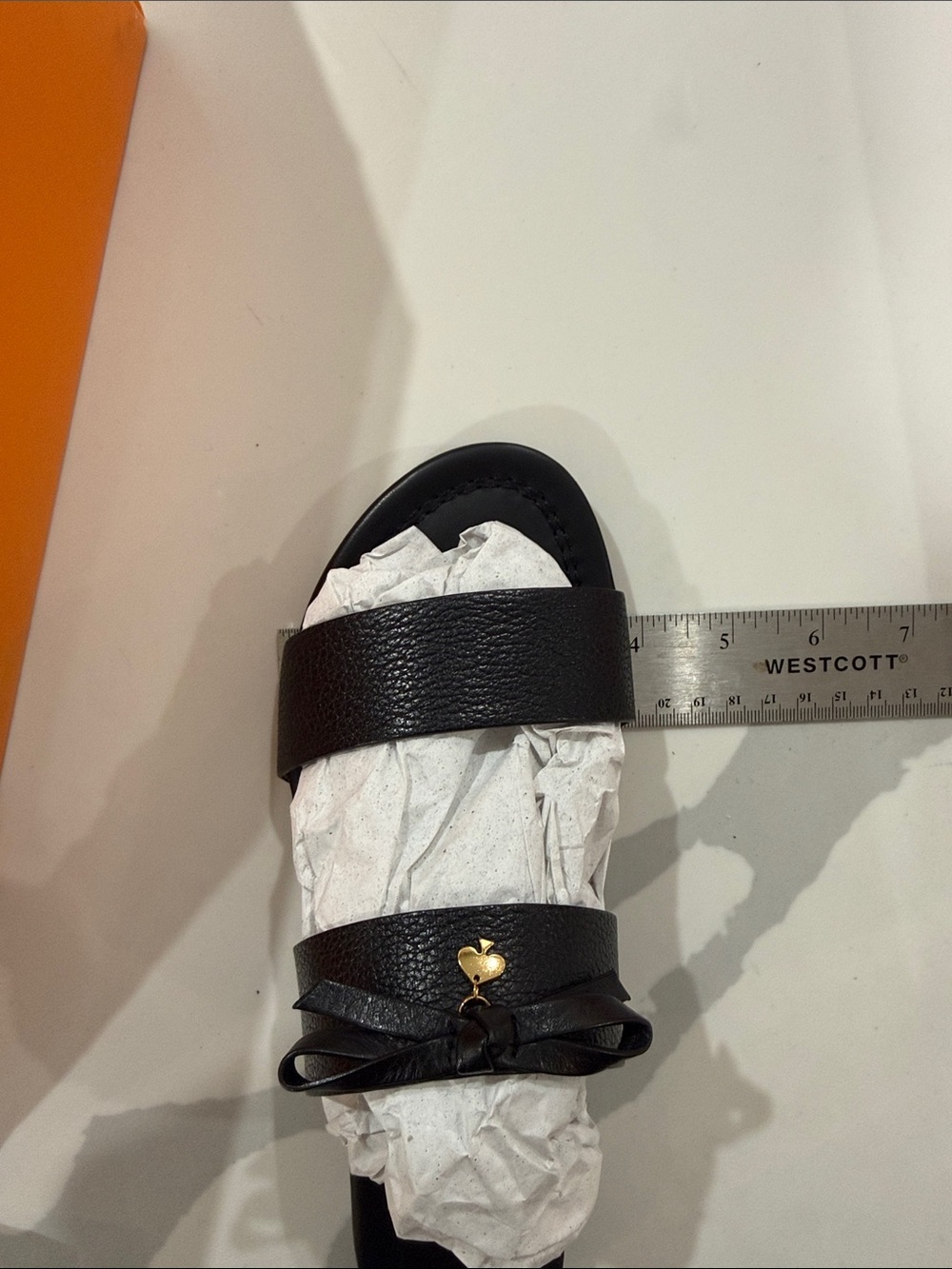 Kate Spade ‘Tulia’ Double Band Slide Sandals with Bow Details. Black. Size 8. - Picture 13 of 15